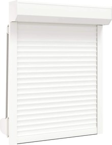 vidaXL Obturator rulant Manual Alb 70 x 100 cm Aluminiu și Poliuretan