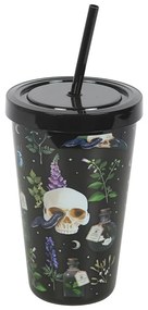 Pahar plastic cu pai Venin și Ramuri Peste Tot, capacitate 550ml