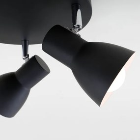 Briloner 2860-035 - Lampă spot CUP 3xE14/25W/230V negru