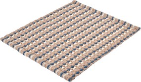 Kleine Wolke Loop covor de baie 65x55 cm dreptunghiular alb-bej-albastru 9173226539