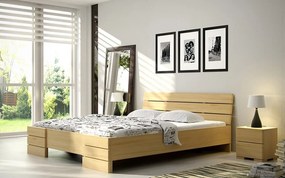 Pat lemn masiv Înalt TerraCraft Pin Personalizabil - 200x200cm