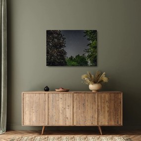 Tablou pe sticlă cu cerul nocturn (70x50 cm)