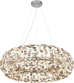 Globo 64135H3C - Candelabru LED cu cristale suspendat pe cablu KATRINA 20xG9/3,5W/230V