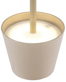 Globo 58488S - Lampă LED de exterior VANNIE 3W/5V, reglabilă prin atingere, cu baterie reîncărcabilă 1800 mAh, IP54