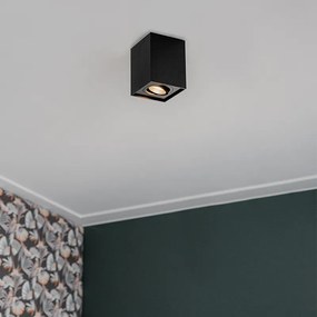 Spotlight negru reglabil - Quadro 1 up