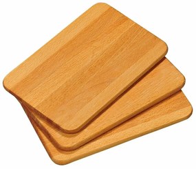 Set de plăci de tăiere Kesper 85003 fag 3 buc, 23x 15 x 1 cm