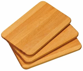 Set de plăci de tăiere Kesper 85003 fag 3 buc, 23x 15 x 1 cm