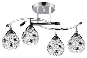 Candelabru Karmen 4 brate, 4xe27, max. 60w, metal, crom