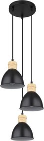Lustră pe cablu WIHO 3xE27/40W/230V Globo 54018-3HS