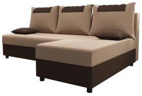 Colțar Stellar L (capuccino + Maro închis) (D). 1057577