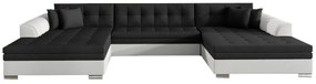 Expedo Canapea extensibilă în formă de U ALABAMA, 355x80x165, Inari 100/soft 17
