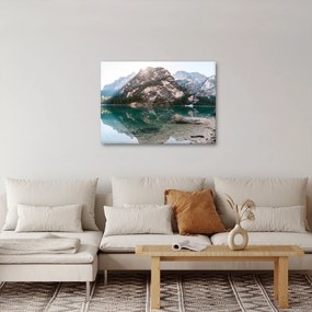 Tablou cu lac montan (70x50 cm)