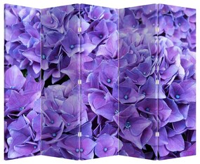 Paravan - Flori violete (210x170 cm)