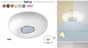 Plafoniera LED cu telecomanda design modern Tayla, 50cm 3328 RX