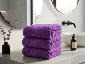 Prosop de maini Classic 50 x 100 cm mov, 100% bumbac