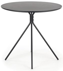 PROMOTIE Masa de dining neagra PHANTOM 80x80 II. calitate