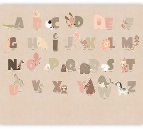 Fototapet - Un alfabet bej