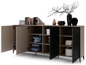 Dulap RONJA taupe/negru