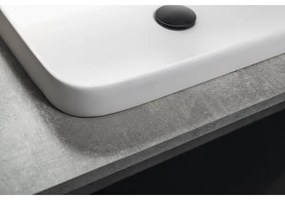 Sapho - Lavoar încastrat 55 x 39 cm, din ceramică, alb