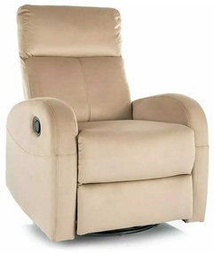 Scaun reclinabil Olimp Velvet, bej