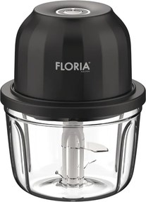 Tocator legume-fructe Floria ZLN2655 Mini Chopper reincarcabil, Capacitate 350 ml, Baterie 1200mAh, Putere 5V 30W