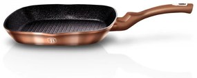 Tigaie Grill 28 cm Rose Gold (Cupru) Metalic Line Berlinger Haus BH 1521N