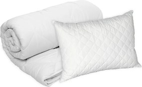 Set Blanche, perna microfibra 50x70 cm si pilota matlasata 350g/mp, 140x200 cm