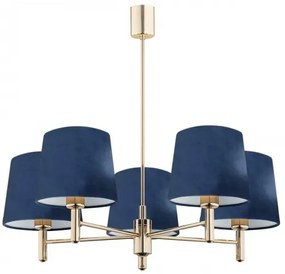 Candelabru modern design elegant PONTE 5L bleumarin