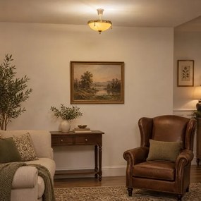 Lustră pe tijă BRILAGI CLASSIC 3xE14/60W/230V alamă