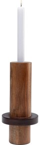 Suport de lumânare din lemn de mango Zylinder Ø12x25 cm