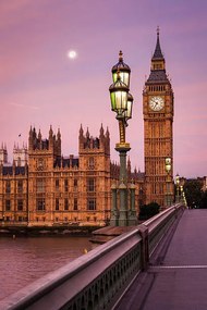 Fotografie Moon over London, Jorg Greuel