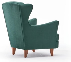 Fotoliu wing verde Lola Brejer – Artie