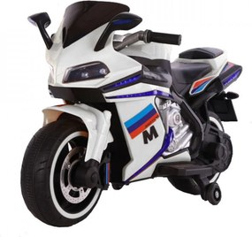 Motocicleta Electrica cu Acumulator Pentru Copii NOVOKIDS™ Sport Premium Motor, 12 Volti, 3-6 ani, max 30 kg, Cu Melodii si Lumini Frontale, Roti