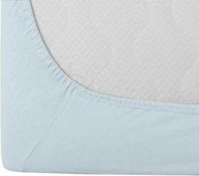 Cearsaf Jersey cu lycra argintiu 90 x 200 cm