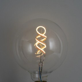 Becuri LED inteligente E27 reglabile G125 RGBW luminoase 4W 250lm 2700K