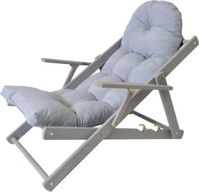 BORNEO,sezlong de grădină, gri