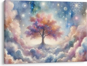Tablou – Arborele vieții printre nori (70x50 cm)