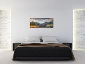Tablou cu lac (120x50 cm)
