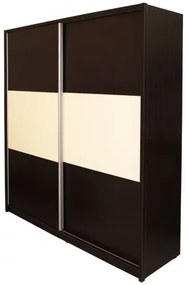 Dormitor Milano cu Pat Tapitat Wenge 140x200 cm