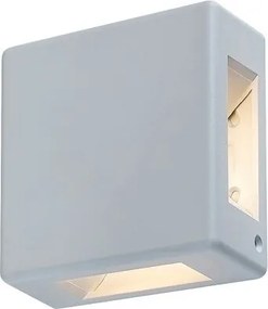 Aplica LED iluminat exterior ambiental IP54 Lippa alb