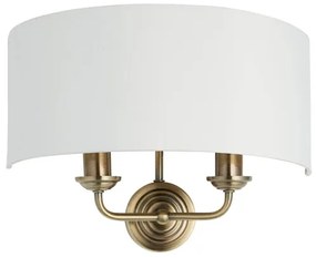 Aplică Endon 98937 HIGHCLERE 2xE14/40W/230V alb/alamă