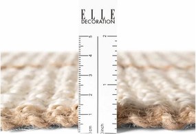 Covor crem țesut manual din iută 160x230 cm Harvest Sierra – Elle Decoration
