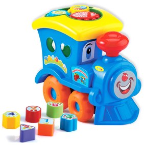 Baby Jigsaw pentru cei mici Locomotivă, 30 cm