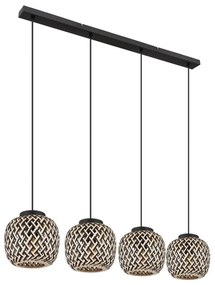 Lustră pe cablu Globo 15766-4H COLLY 4xE27/15W/230V