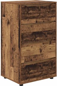 vidaXL Dulapuri de depozitare 2 pcs Lemn Vechi 60 x 48 x 105 cm