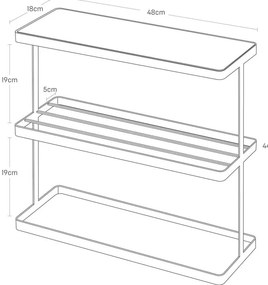 Măsuță auxiliară 18x48 cm Frame – YAMAZAKI