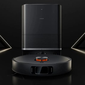 Aspirator robotizat Xiaomi X20 Max, 8000 Pa, 0,5/4 l, 120 min, Funcție mop cu apă caldă, Control vocal, Stație de autovidare, Navigație LDS, Iluminare, Negru