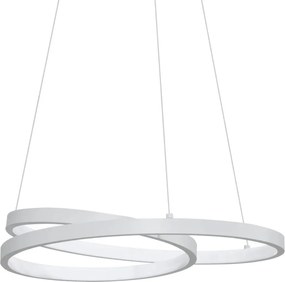 Lustra LED suspendata design circular OZ SP D040 ON-OFF BIANCO 3000K