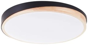 Plafonieră LED dimabilă Brilliant BAARLO LED/36W/230V d. 50 cm negru + telecomandă