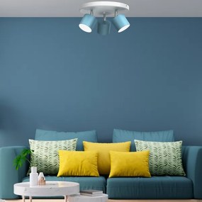 Spot DIXIE 3xGX53/11W/230V albastru